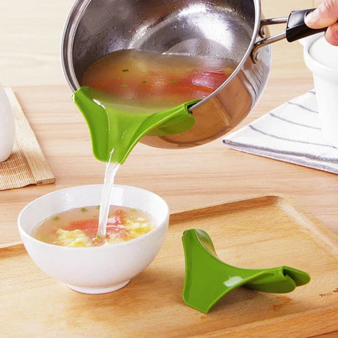 2 pcs Silicone Soup Funnel Kitchen Gadget Tools